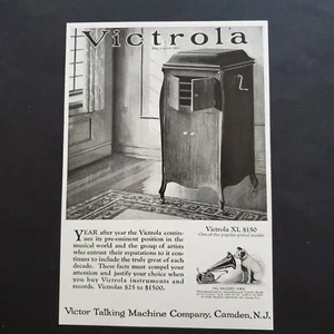 Victrola XI Original Print Magazine Advertisement From 1921. Victor Talking... - Picture 1 of 2