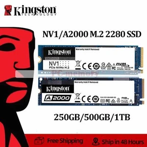 Kingston SSD Disco A2000 / NV1 250GB 500GB 1TB M.2 2280 Solid State Drive For PC - Picture 1 of 11