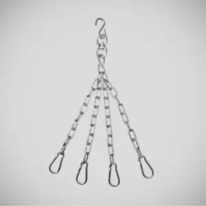 Pro-Box Heavy Weight Four Leg Swivel Punch Bag Chains Silver - Picture 1 of 1