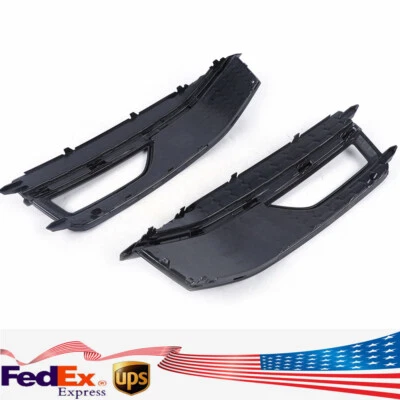 For AUDI A4 S-Line 2013 2014 2015 S4 Front Bumper Fog Light Lamp Cover Grille Foto 1 de 4