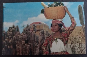 Undated Curacao Postcard-Native Fruit Girl Used No Stamp - Picture 1 of 2