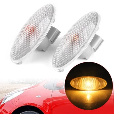 2x Marcador lateral luz de guardabarros señal de giro para Toyota Yaris 2005-13 Corolla 2007-10 Foto 1 de 4