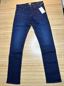 Pantalones de mezclilla elásticos EDWIN para hombre 29x32 Maddox ajustados pierna recta leyenda azul oscuro - Imagen 1 de 9