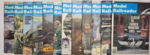 1976 MODEL RAILROADER Train Magazines, Lot of 12 Issues, Complete Year - Picture 1 of 6
