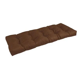 Blazing Needles 46-inch by 19-inch Tufted Solid Outdoor Spun Polyester Loveseat - Picture 1 of 1