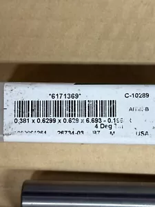 WIDIA HANITA .386 X .750 X .500 X .9.0 X .200R FRESA TERMINALE IN CARBURO 6171369 C-10289 - Foto 1 di 4