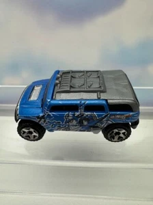 2003 Mattel Hot Wheels Blue Rockster Hummer - Picture 1 of 5