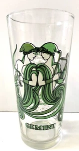 VTG 1976 Gemini Arby's Promo Glass Beverly KMA Astrology Horoscope Zodiac - Picture 1 of 6
