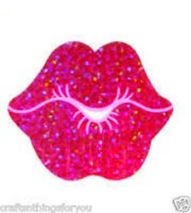 Pegatinas de álbum de recortes Sandylion RARAS LABIOS ROJOS BRILLANTES *ENVÍO RÁPIDO* H33 - Imagen 1 de 1