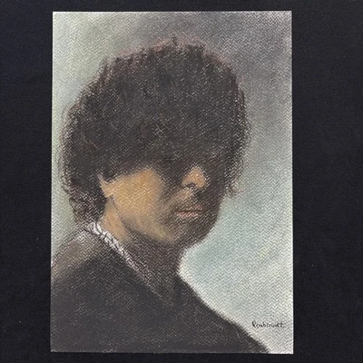 REMBRANDT VAN RIJN   drawing on old paper signed stamped vintage - Image 1 of 2