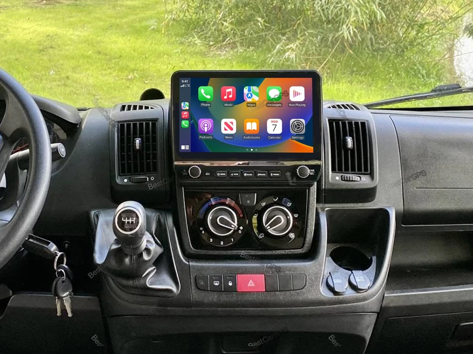 10" For Citroen Relay Peugeot Boxer Fiat Ducato Android 15 Carplay Radio Sat Nav - Image 1 of 4