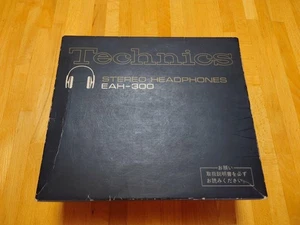 Technics EAH-300 Stereo Headphones Over the Ear Black working Excellent from JP - Picture 1 of 24