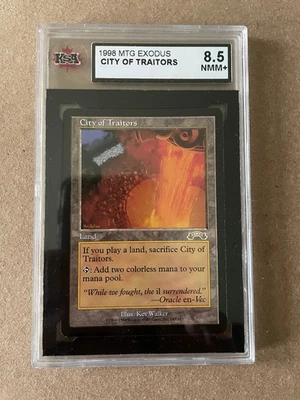 MTG City of Traitors Exodus KSA graded 8.5 FREE SHIPPING !!! - Image 1 of 2