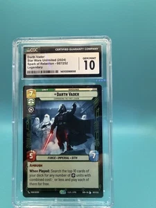 Star Wars Unlimited Darth Vader Commanding First Legion Non-Foil SOR 087 CGC 10 - Picture 1 of 1