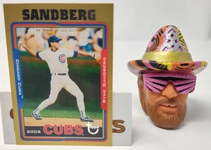 Ryne Sandberg 🪙 2005 Topps retirado firma oro 244/500 Chicago Cubs patio - Imagen 1 de 4