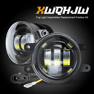 For 2008-2011 Toyota Highlander Pair Bumper Fog Lights Replacement Lamps White - Picture 1 of 10