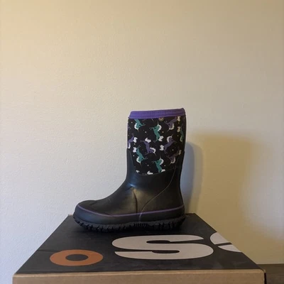 Bogs Stomper Unicorn Girls Boots Kids Size 1 Insulated Waterproof - Image 1 of 4