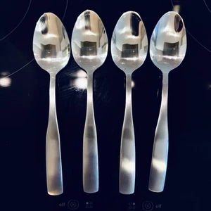 4 Cambridge MADISON Stainless Flatware Soup Spoons Spoon Set NEW free Ship - Picture 1 of 2