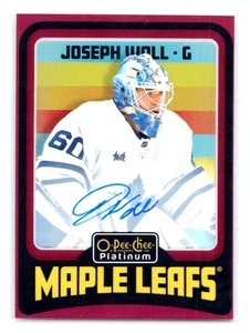 2025 O-Pee-Chee Platinum #R30 Joseph Woll Red Rainbow Auto Retro Leafs - Picture 1 of 2