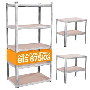 Lagerregal Schwerlastregal Werkstattregal Kellerregal Steckregal Regal - Bild 1 von 11