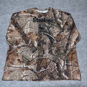 Pittsburgh Steelers Realtree AP Camo Shirt Herren 3XL Langarm NFL Reebok Logo - Bild 1 von 15