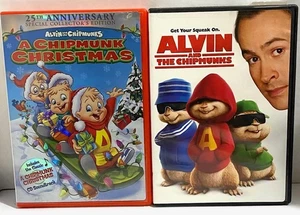 2 DVDs  2006 & 2007 ALVIN & THE CHIPMUNKS XMAS & GET YOUR SQUEAK ON - Bild 1 von 1
