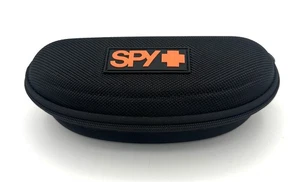 SPY + Optic Oval Black Sunglasses Zippered Case - Picture 1 of 4