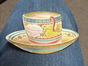 A. H. Blackall Tea Cup Trade Card- Chicago, IL.  U438 - Picture 1 of 2