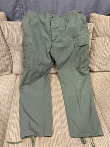 US Army Combat Pants Mens Green Tactical Pants PROPPER Large/Regular Adjustable - Picture 1 of 8