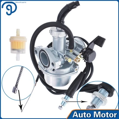 Fit For Honda CRF70 XR70 CRF70F XR70R 1998-2003 Carburetor & Throttle Cable New Foto 1 de 4