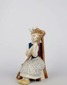 Estatuilla de porcelana de Cenicienta de colección URSS Kiev cuento de hadas coleccionable de fábrica D - Imagen 1 de 10