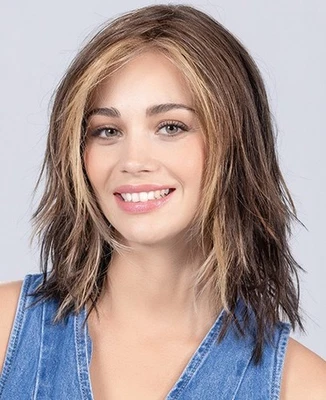 Peluca FLOW de ELLEN WILLE *Cualquier Color* Amigable con el Calor, Frontal de Encaje Extendido, Mono Parte NUEVA Foto 1 de 4