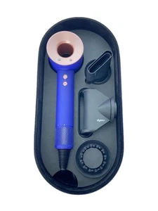 Secador de pelo de peluquería Dyson supersónico iónico vinca azul rosa usado - Imagen 1 de 5