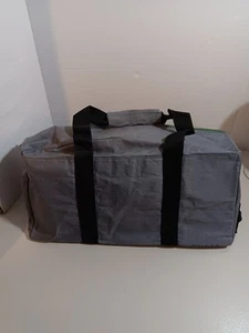Guess Womens Black Signature Print two Handle Zipper Weekend Duffle Bag - Picture 1 of 6