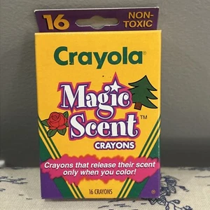 *MAGIC SCENT CRAYONS* 1995 CRAYOLA Box of 16 Crayons UNUSED & VERY RARE!!! - Picture 1 of 3