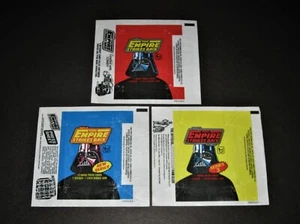 STAR WARS (Empire Strike Back) © 1980 Topps ESB 1, 2, 3 Series Card Wrapper Set - Picture 1 of 1