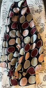Gudrun Sjoden Organic Cotton Scarf Polka Dot Black, wine, grey, pink READ - Picture 1 of 6