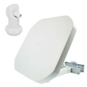 B-WARE Sat Flachantenne Digital Single LNB Satellitenanlage 1 Teilnehmer 4K UHD - Bild 1 von 11