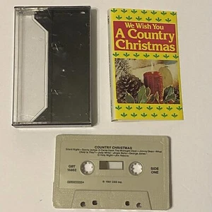 We Wish You A Country Christmas Cassette Various CBS Records 1981 George Jones - Picture 1 of 5