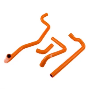 Radiator Water Hose Kit Fit 2000-2004 Polaris Sportsman 400 500 Silicone Orange - Foto 1 di 11