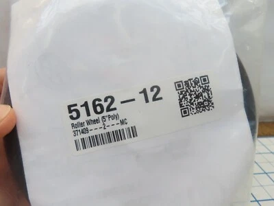 Rueda de cuero cabelludo con rodillo de cubierta trasera Walker 5162-12 5" sellada de fábrica Foto 1 de 3