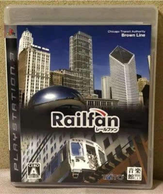 Railfan Train simulator Game TAITO PlayStation 3 PS3 From Japan - Image 1 of 2