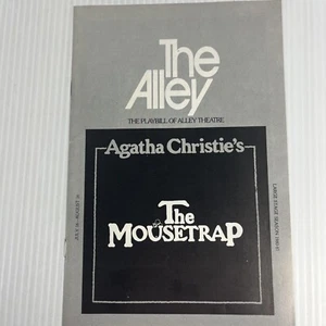 Ratonera Alley Theatre Agatha Christie;s Playbill Stagebill julio 1991 - Imagen 1 de 6