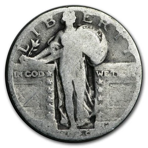 Dateless Standing Liberty Quarter (25 Cents) 90% Silver (choose as many) - Picture 1 of 2