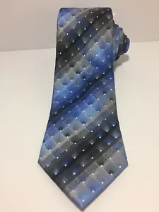 Neue grau-blau gestreifte Krawatte von Pronto Uomo - Bild 1 von 5