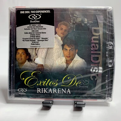 Rikarena CD + DVD DualDisc Exitos de Rikarena 13 Tracks Merengue Rare New Sealed Foto 1 de 2