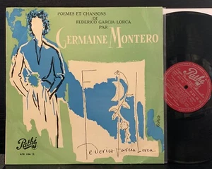 autograph GERMAINE MONTERO Poemes Et Chansons De Federico Garcia Lorca FRANCE - Imagen 1 de 3