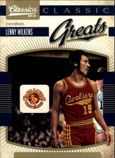 2009-10 Classics Classic Greats Gold Basketball Card #20 Lenny Wilkens /100