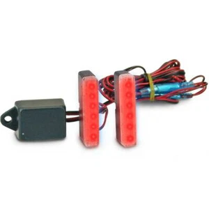 KIT FRECCE A LEDS ROSSI CON CENTRALINA - Picture 1 of 1