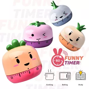 New Cute Manual Timer Mechanical Timer Kitchen Food Timer Digital Cooking Timer - Picture 1 of 12